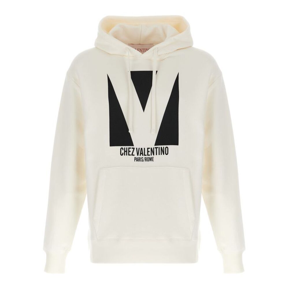 Valentino Garavani White Cotton Men's Sweatshirt